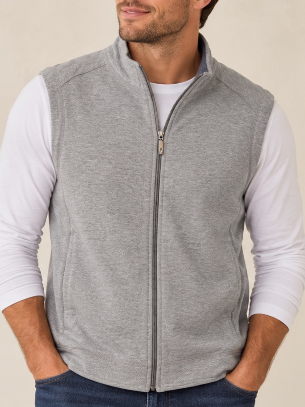 Tommy Bahama Flipshore Full Zip Reversible Vest Men’s Large Golf Coastal Travel